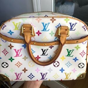 AUTHENTIC LOUIS VUITTON MULTICOLOR TROUVILLE BAG